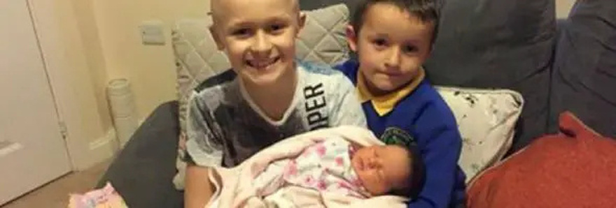 9-year-old with cancer meets baby sister before he dies: whispers 10 words that break parents’ hearts