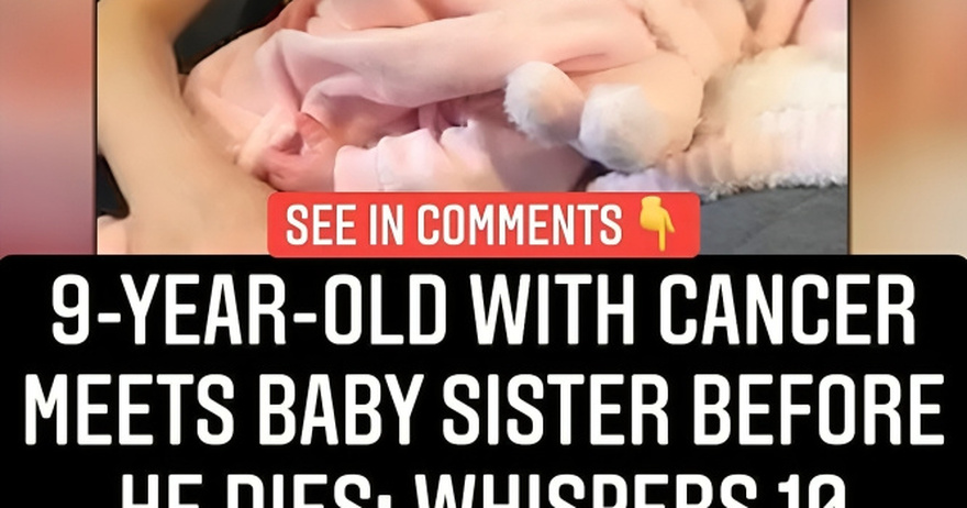 9-year-old with cancer meets baby sister before he dies: whispers 10 words that break parents’ hearts