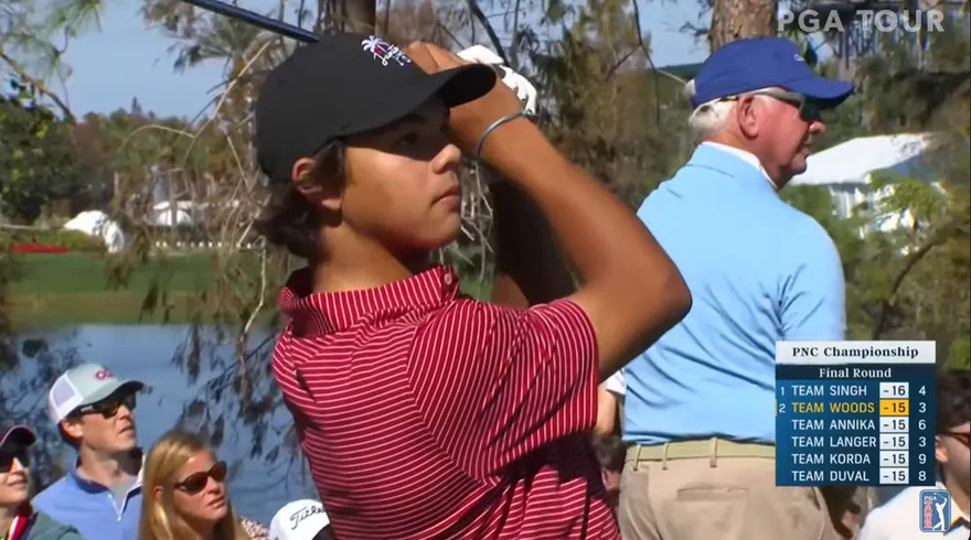 Tiger Woods’ Son Charlie, 15, Makes His First Ever Hole-in-One at the PNC Championship 2024 — Video