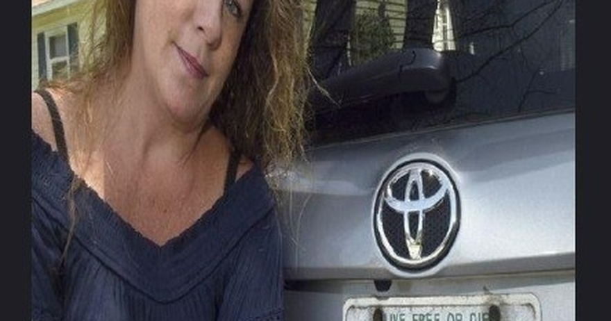 She’s had her license plate for 15 years, but now the state finds it “inappropriate.”