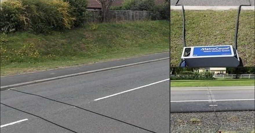 If You Ever See Black Cables Stretching Across The Road, This Is What You Should Do