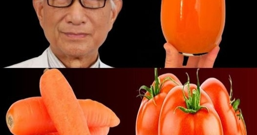 95-Year-Old Chinese Doctor Drinks THIS Every Day! Liver and Intestines Are Like a Teenager’s! Carrot, Tomato, and Lemon Juice