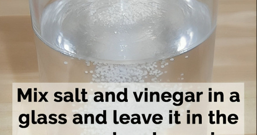 How salt and vinegar can help improve the air quality at home