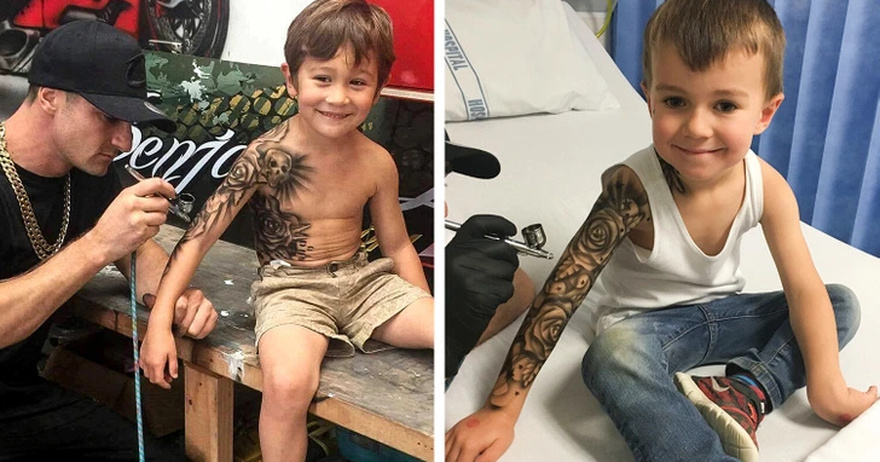 An Artist Started Tattooing Children and Explained Why It Was Important for Them