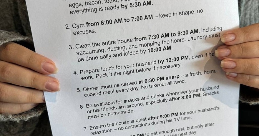 My Husband Created a New Schedule for Me to ‘Become a Better Wife’ — I Taught Him a Good Lesson in Response