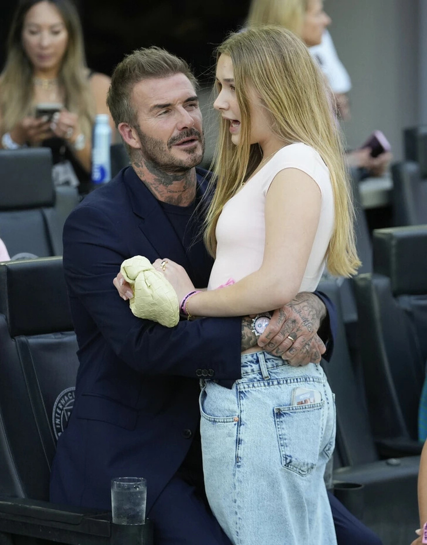 “Cringeworthy Pics… Totally Inappropriate,” Photos of David Beckham With Daughter Harper Cause a Big Stir