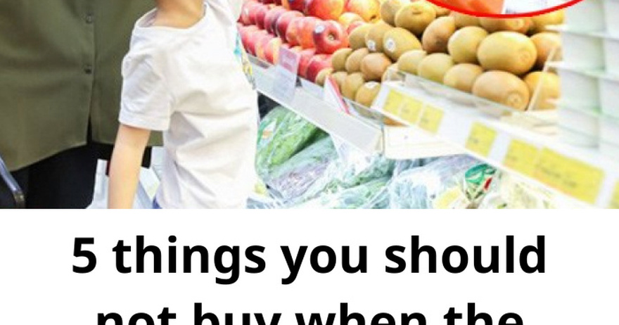 5 things you should not buy when the supermarket has a discount, especially number 3