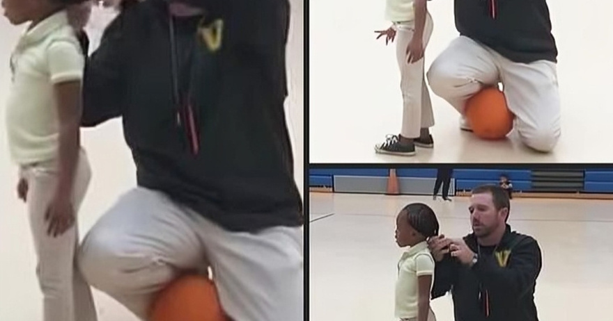 Coach’s Heartwarming Act at Children’s Basketball Game Goes Viral on the Internet