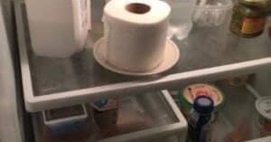 If you find a roll of toilet paper in your fridge, here’s what it means