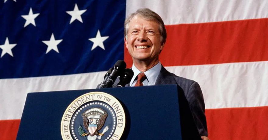 Biden and Trump lead tributes to ‘extraordinary’ Jimmy Carter after death