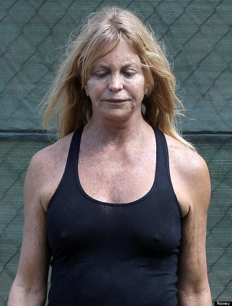 Goldie Hawn’s shocking No-makeup Photos!