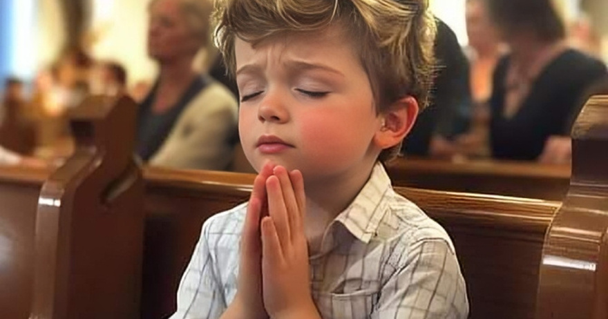 Little Orphan Prays in Church for Mom to Come for Him, Then He Hears a Voice Say, ‘I’ll Take You’