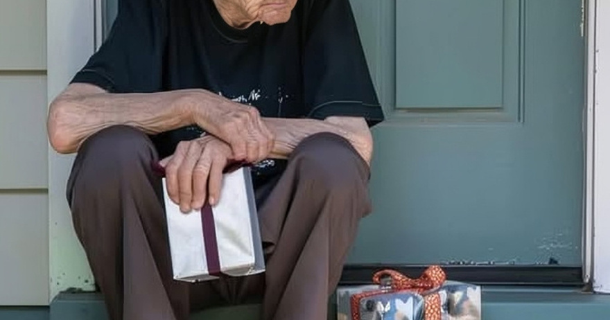 Lonely Old Man Invites Family to Celebrate His 93rd Birthday, but Only a Stranger Shows Up