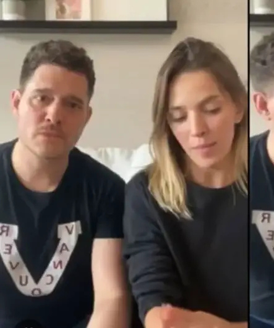 Michael Bublé breaks down in tears over son Noah’s health issues.