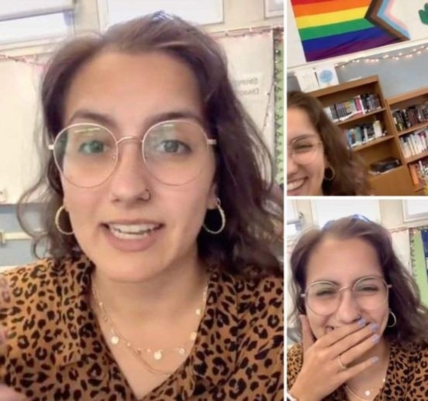 Teacher Takes Down U.S. Flag in Classroom and Has Students Pledge Allegiance to Pride Flag