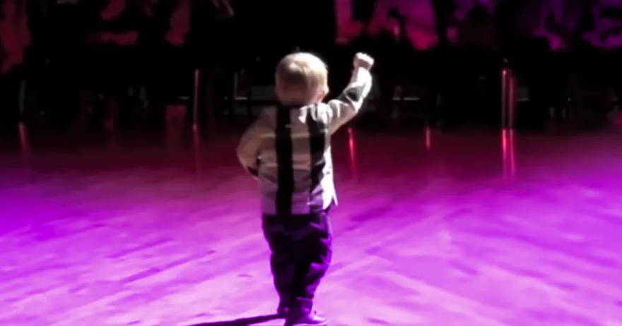 A Toddler’s Tribute to Elvis, Igniting the Dance Floor and Making the King Proud!