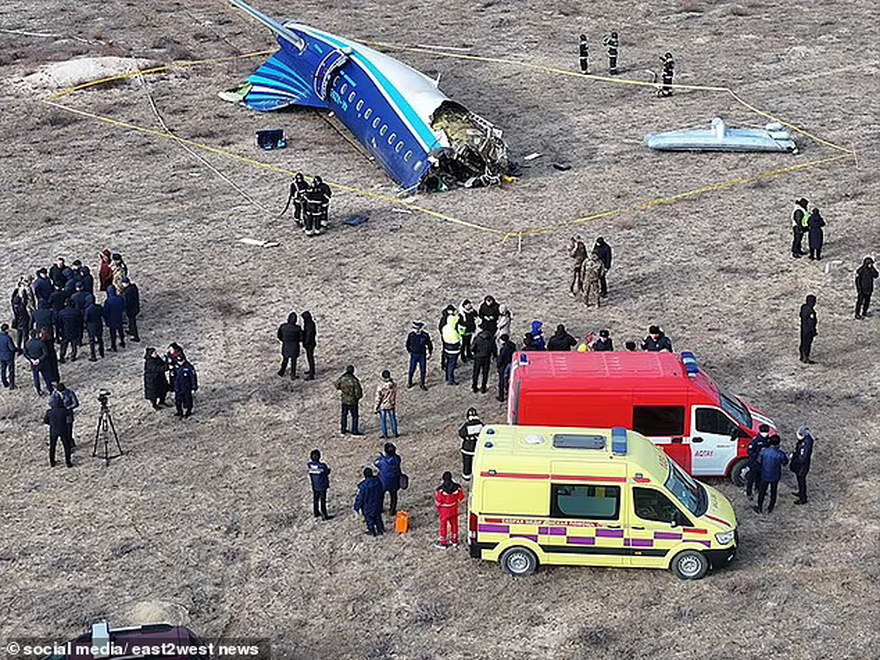 Horrific Azerbaijan Airlines Plane Crash in Kazakhstan on Christmas Day