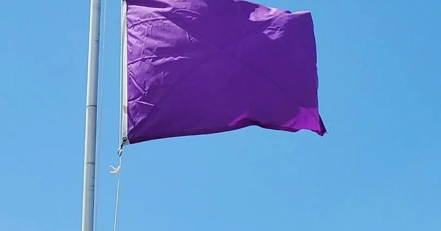 The Meaning of a Purple Flag at the Beach