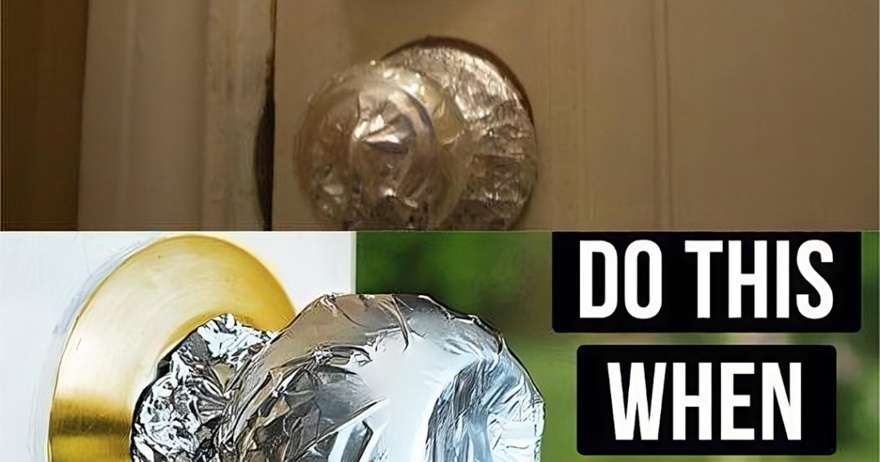 The Aluminum Foil Door Handle Hack