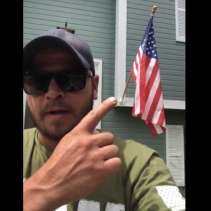 Veteran Refuses To Remove ‘Symbol Of Hate’ From His Property After Neighbor Complained…