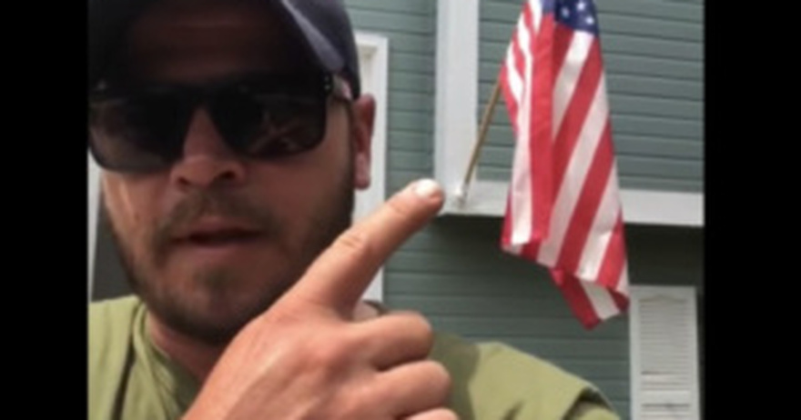 Veteran Refuses To Remove ‘Symbol Of Hate’ From His Property After Neighbor Complained…