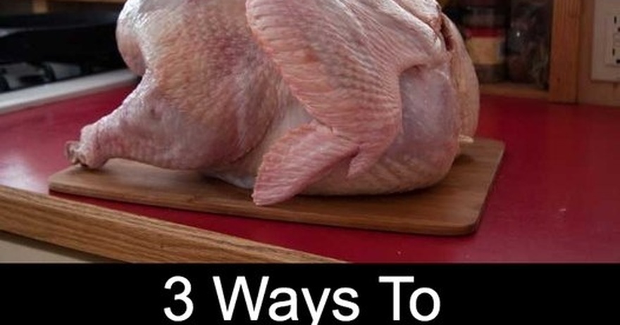 Why You Should Never Rinse Your Turkey In The Sink