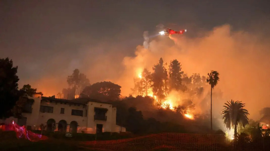 LA’s perfect wildfire: Ignited by a backyard spark, it destroyed 20 square miles of mansions in hours and remains uncontrolled