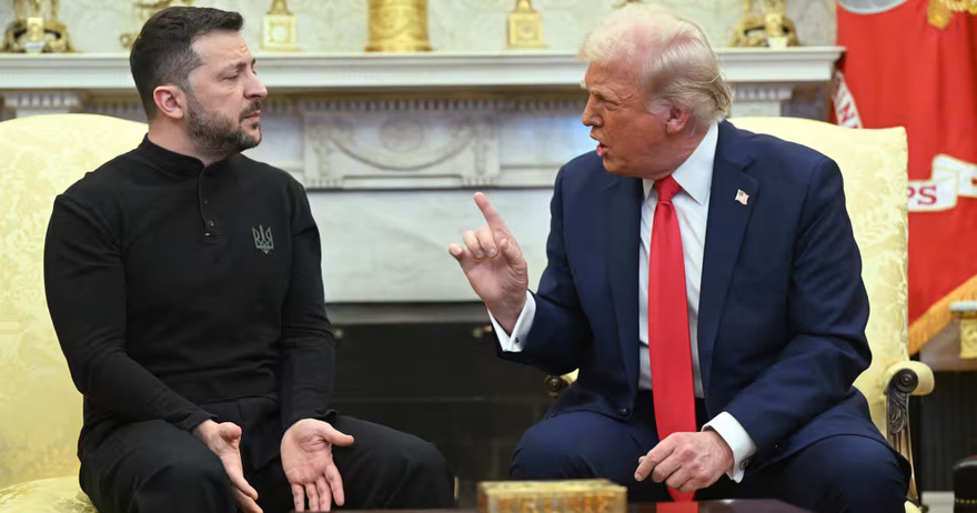 Zelenskyy’s meeting with Trump and Vance unravels into an extraordinary clash