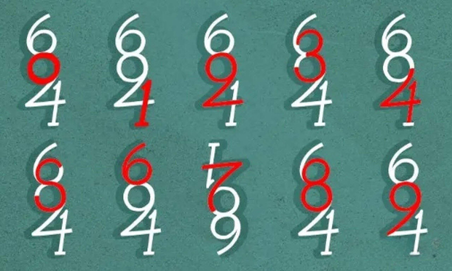 How Many Numbers Do You See In This Picture?