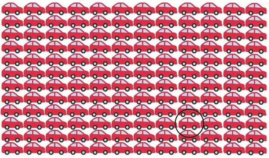 Only ‘genius level’ problems solvers can find the odd car out in 19 seconds