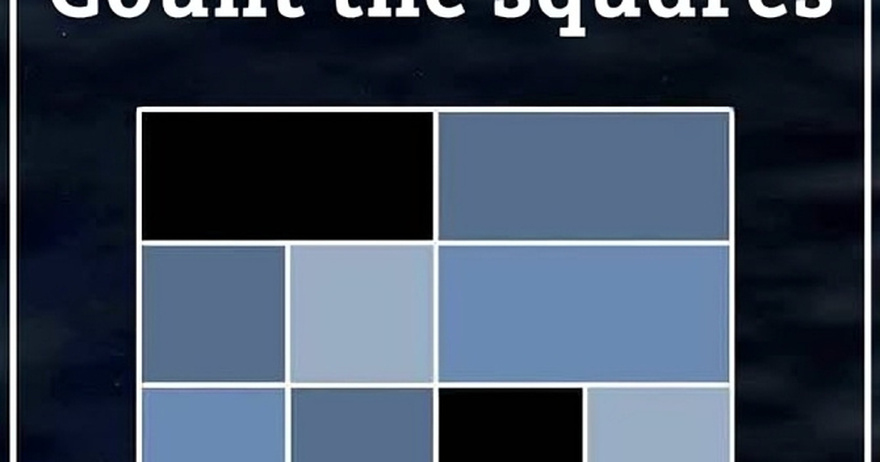 Most People Are Narcissists… Count the squares