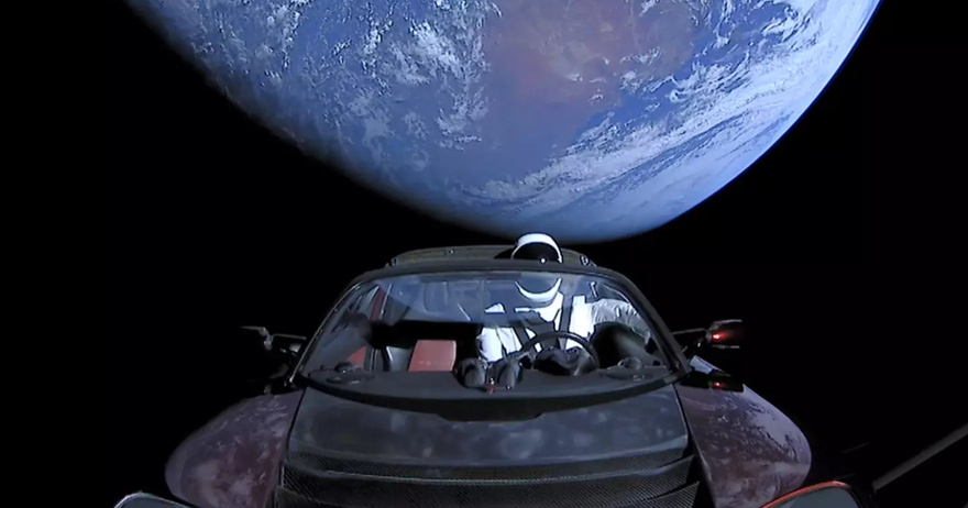 Where Elon Musk’s Tesla Roadster is now after he launched it into space seven years ago