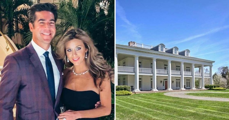 Inside Fox News’ Jesse Watters and his wife Emma’s stunning $2.8 million mansion in New Jersey.