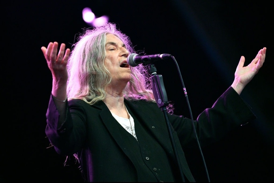 Patti Smith, 78, collapses on stage in Brazil, hitting her head