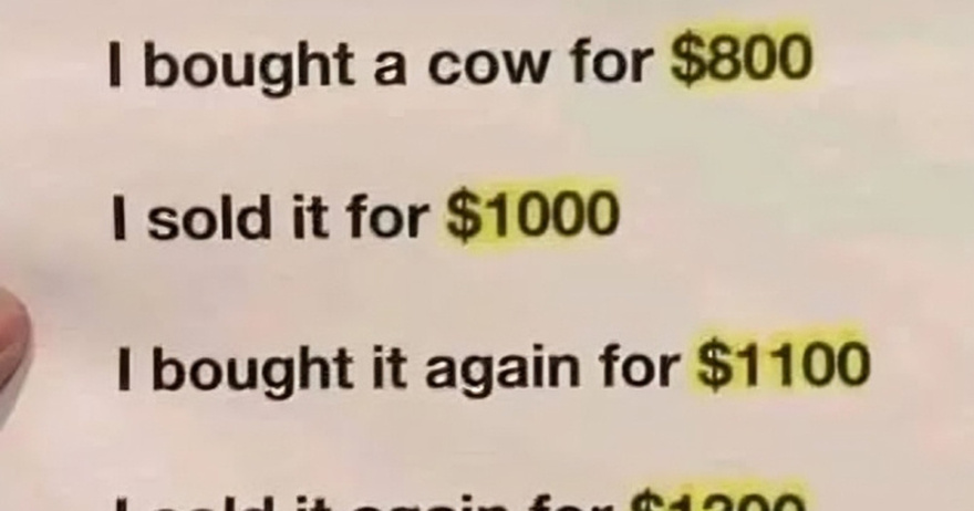 Cow math puzzle: Are you smart enough to solve it?