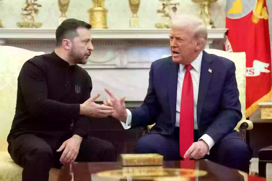 President Zelenskyy issues statement after leaving White House as Trump accused him of ‘gambling with WW3’