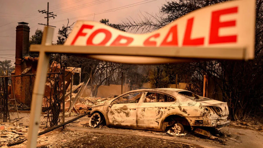 Palisades fire in Los Angeles caused estimated damage exceeding 50 billion USD, making it among the worst disasters in the United States