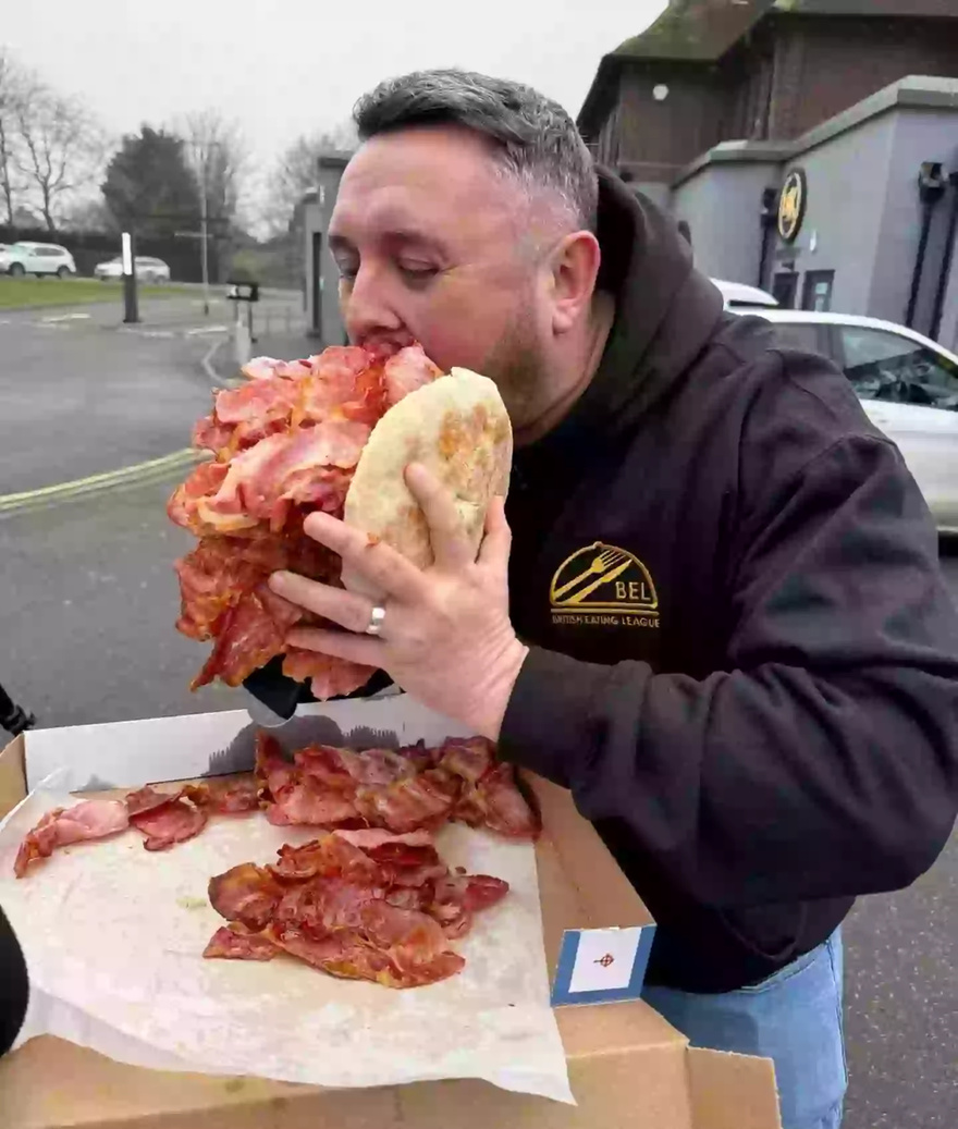 Greggs staff left in disbelief after man orders ‘biggest ever bacon sarnie’ containing a staggering 7,600 calories