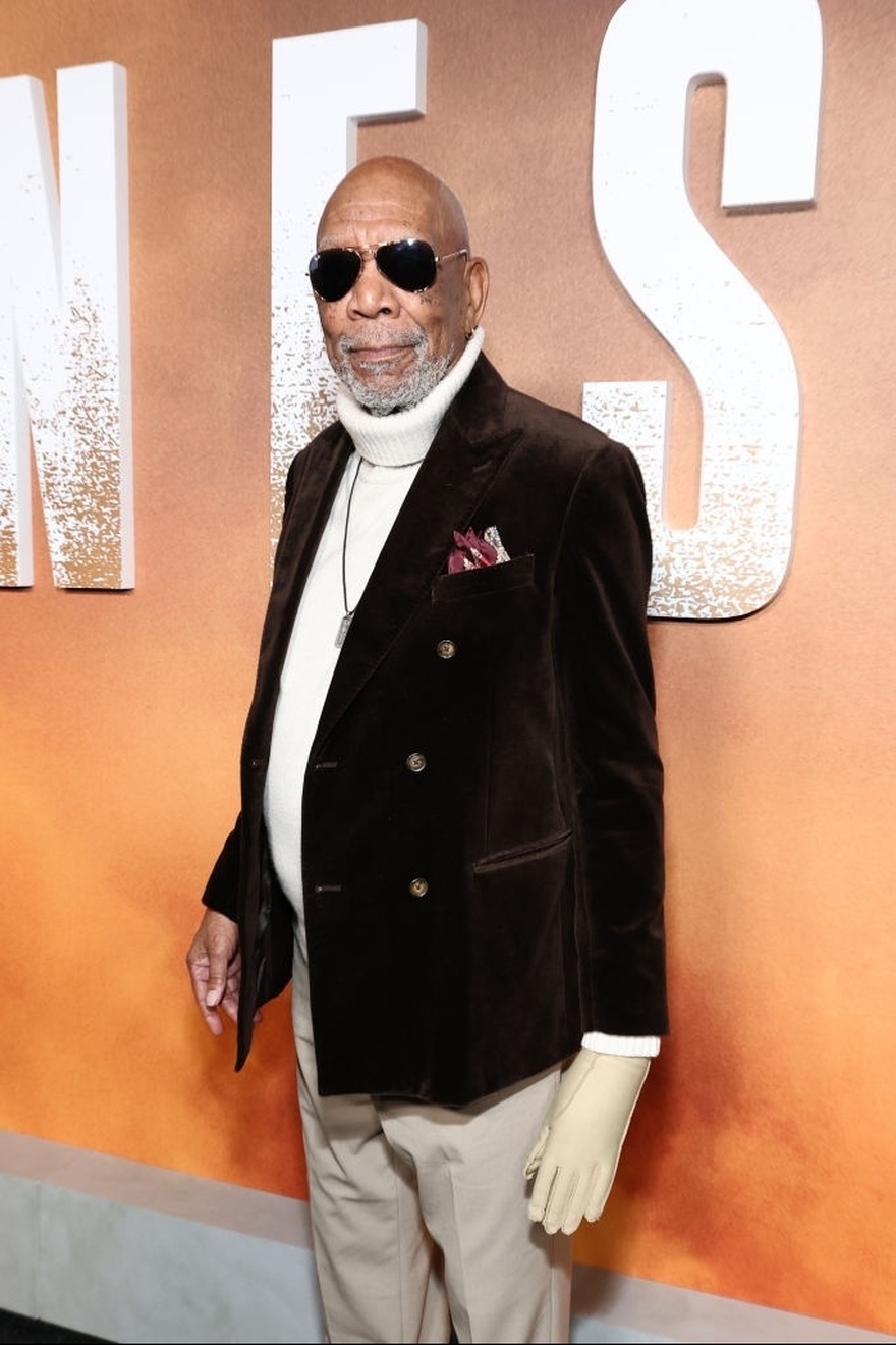 Tragic reason why Morgan Freeman wore a single black glove at the Oscars