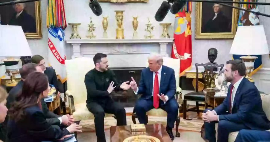 Hot mic reveals what Trump said before Zelenskyy walked out of Oval Office