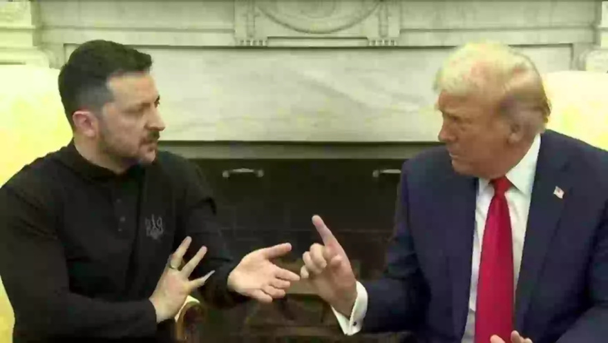 Hot mic reveals what Trump said before Zelenskyy walked out of Oval Office