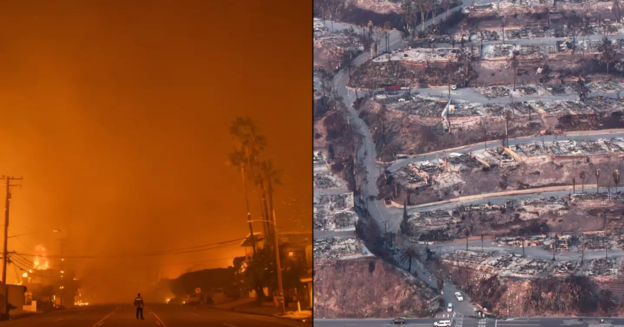 Man arrested in connection with starting LA fire that is now burning over 960 acres