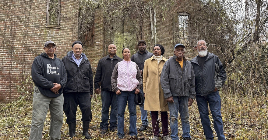 Black graves are being moved to make way for an industrial park in Virginia, drawing a mix of emotions