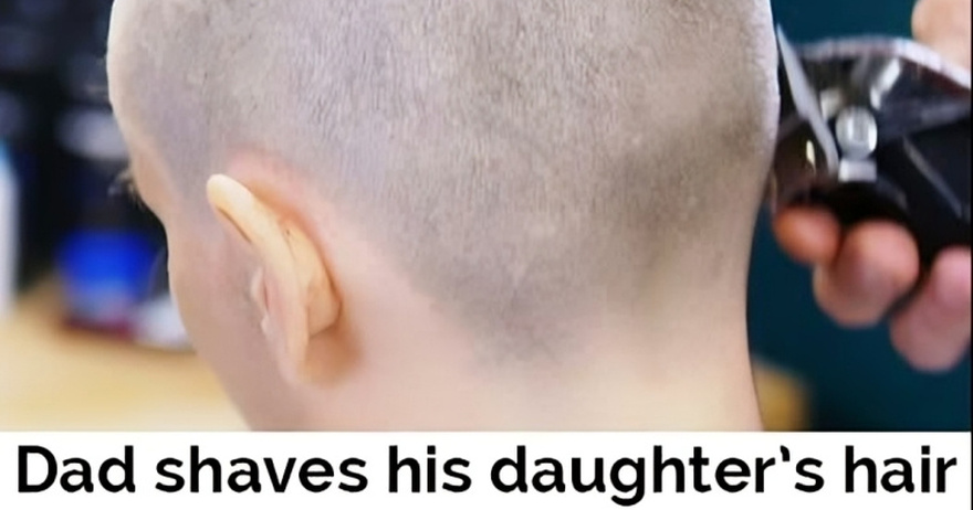 Dad Takes Extreme Action: Shaves Daughter’s Head After Bullying a Cancer-Stricken Classmate!