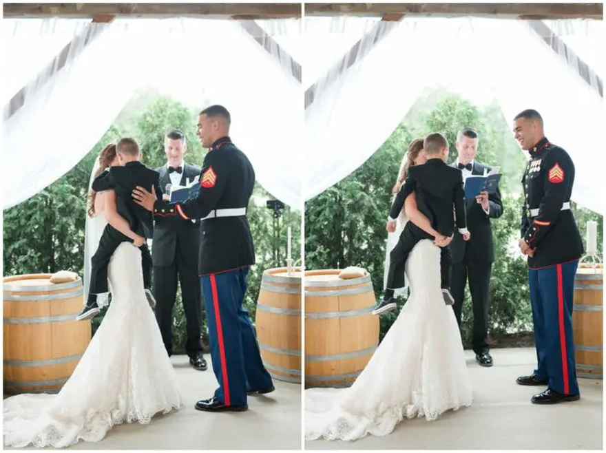 Stepmom delivers special wedding vows to four-year-old – his reaction breaks our hearts