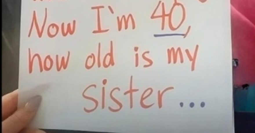 This Simple Math Puzzle Stumps Many—Can You Figure Out the Sister’s Age?