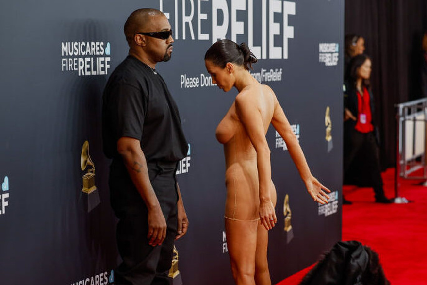 Bianca Censori’s naked Grammys dress sparks outrage