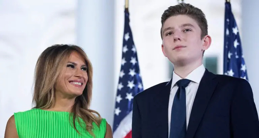 Appearance of Barron Trump after the election leaves fans in shock