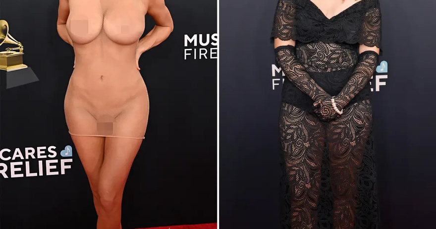 Every Naked Dress That Heated Up the 2025 Grammys Red Carpet: Chrissy Teigen, Bianca Censori, More