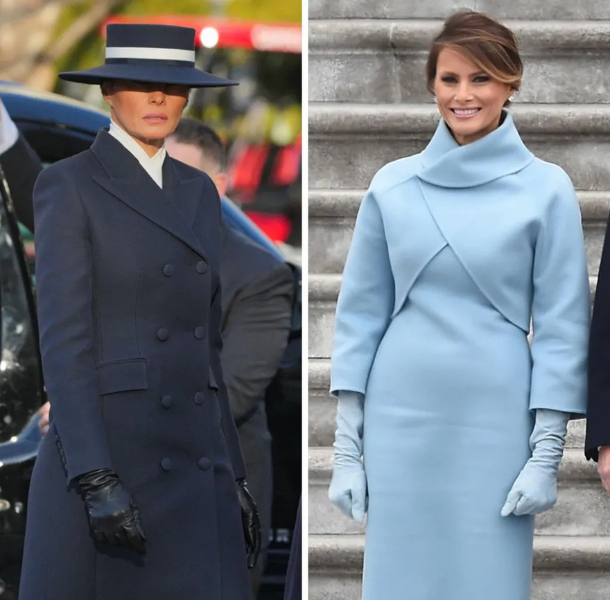 Melania Trump’s inauguration outfit goes viral